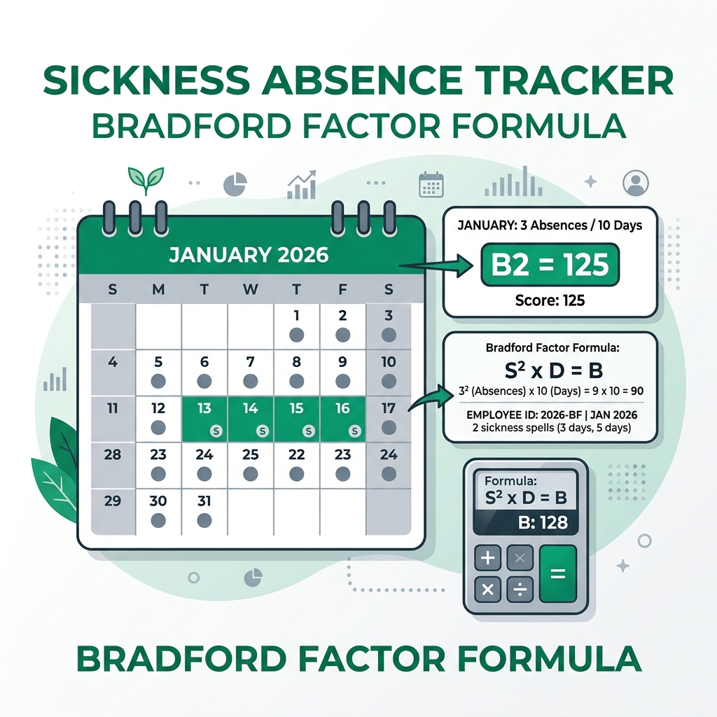 How to Calculate Bradford Factor Score: The Complete Sickness Absence Guide (2026)