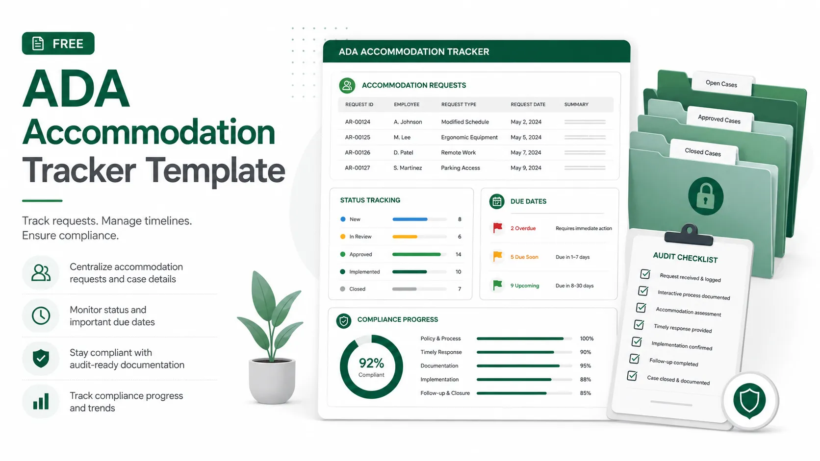 Free ADA Accommodation Tracker Template: Ditching Excel for Audit-Proof Logs (2026)