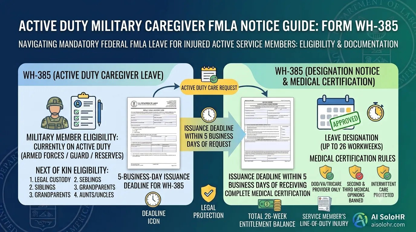 WH-385 Instructions: FMLA Military Caregiver Leave Certification Guide (2026)